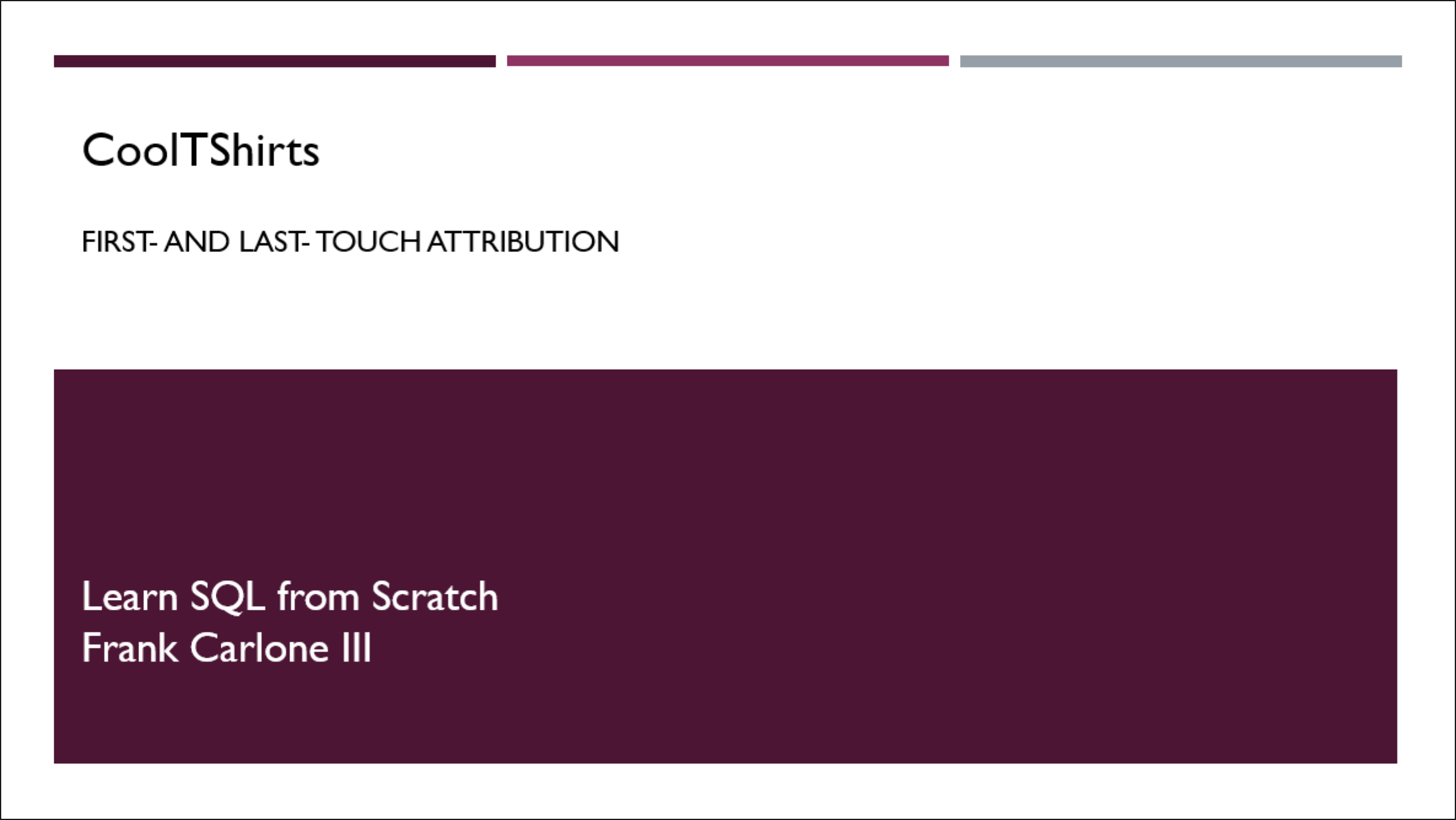 project title