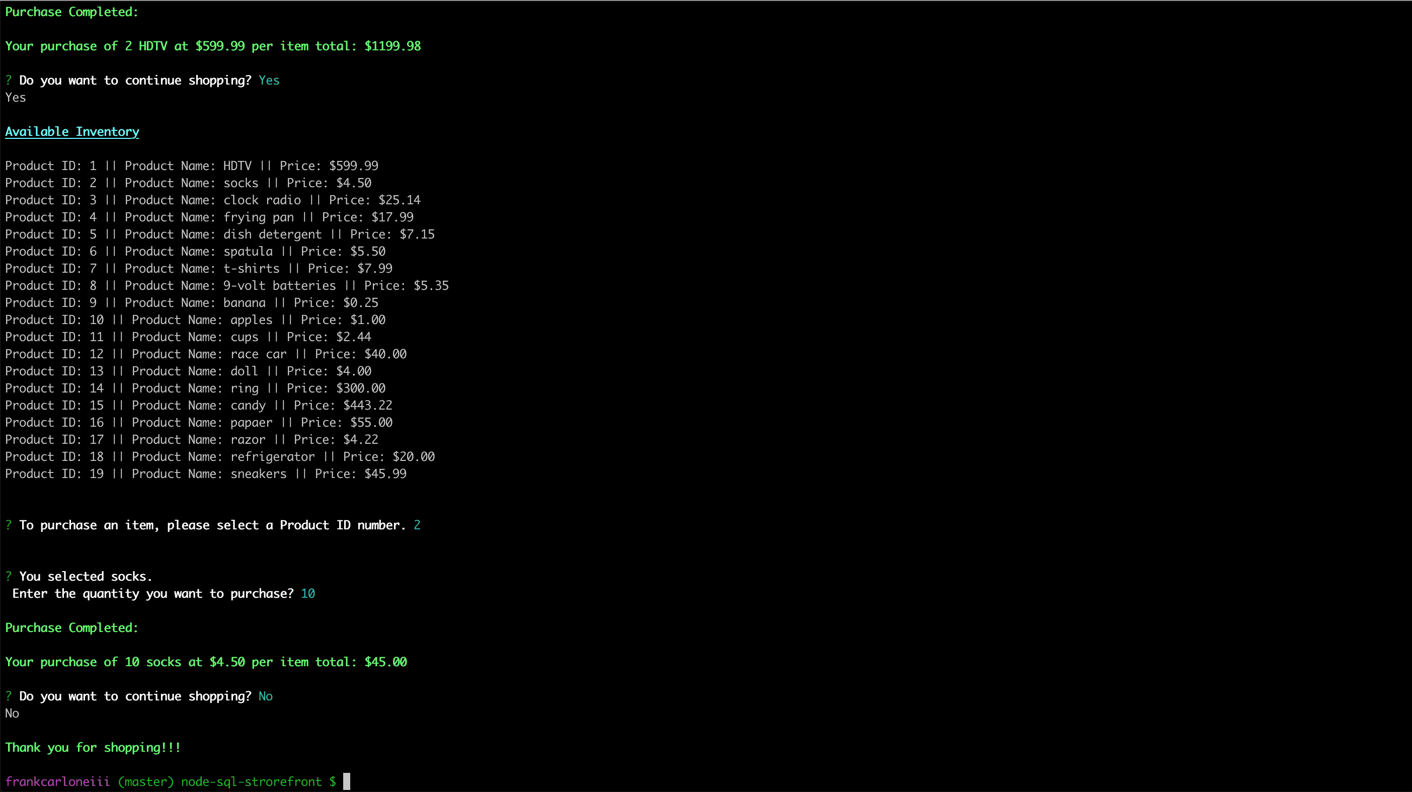 project title